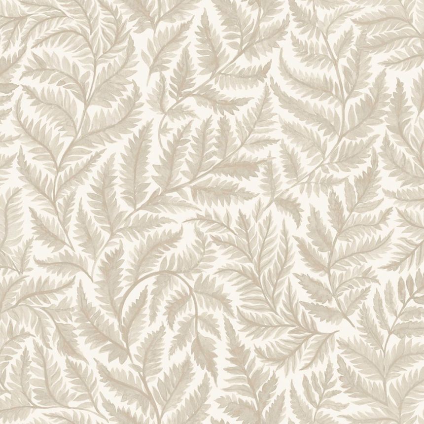 Vliestapete, beige, Farnblätter, 7789, Adorn, Borastapeter