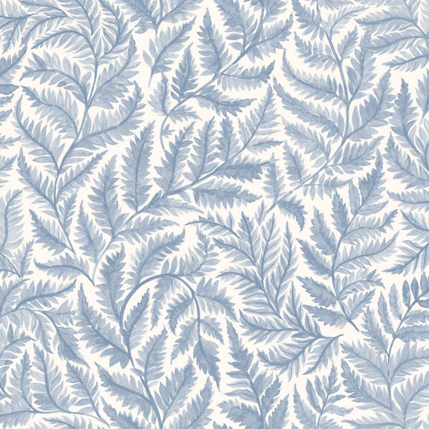 Vliestapete, blau, Farnblätter, 7790, Adorn, Borastapeter