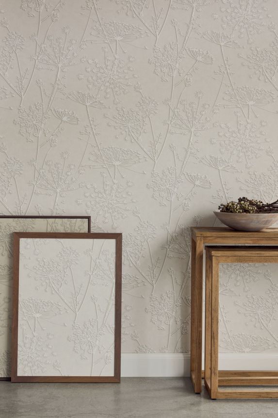 Tapete, grau, Pflanzen, Gräser, 350510, Riviera Maison, Eijffinger