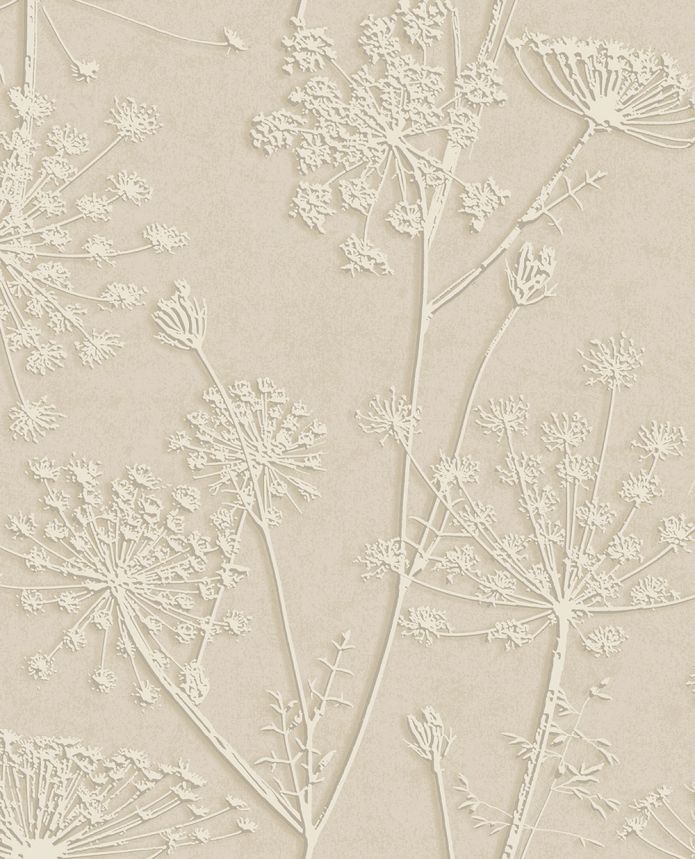 Tapete, beige, Pflanzen, Gräser, 350512, Riviera Maison, Eijffinger