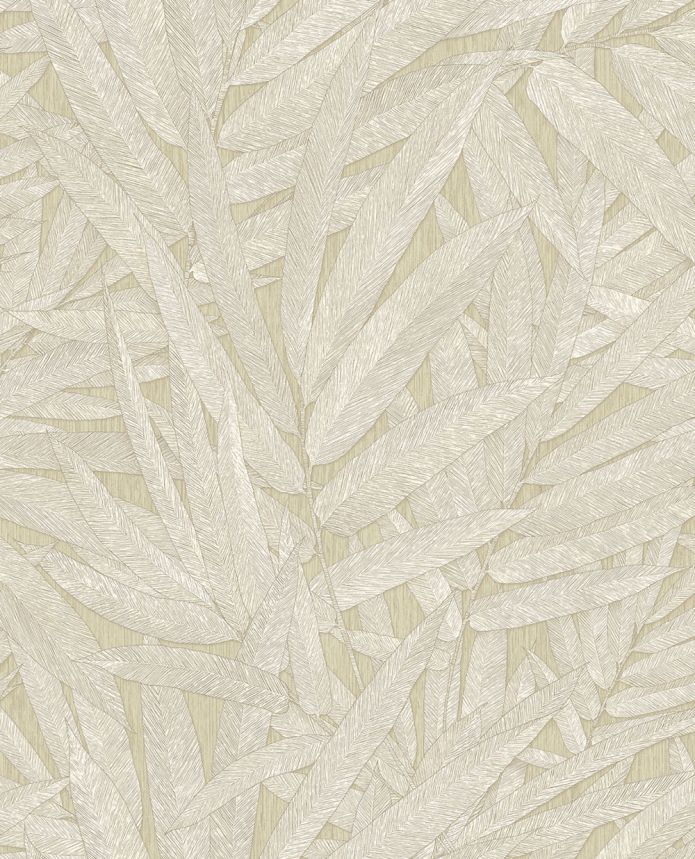 Tapete, creme-beige, Blätter, 350541, Riviera Maison, Eijffinger