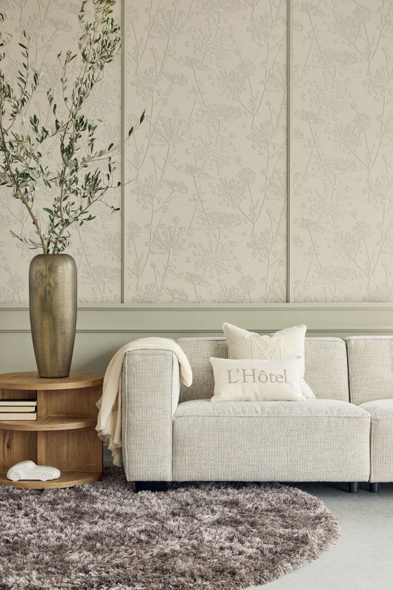 Tapete, grün, Naturmattenoptik, 350576, Riviera Maison, Eijffinger