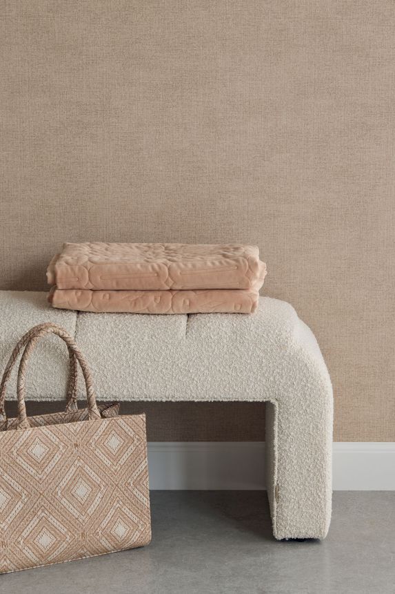 Tapete, grau-braun, Stoffoptik, 350591, Riviera Maison, Eijffinger