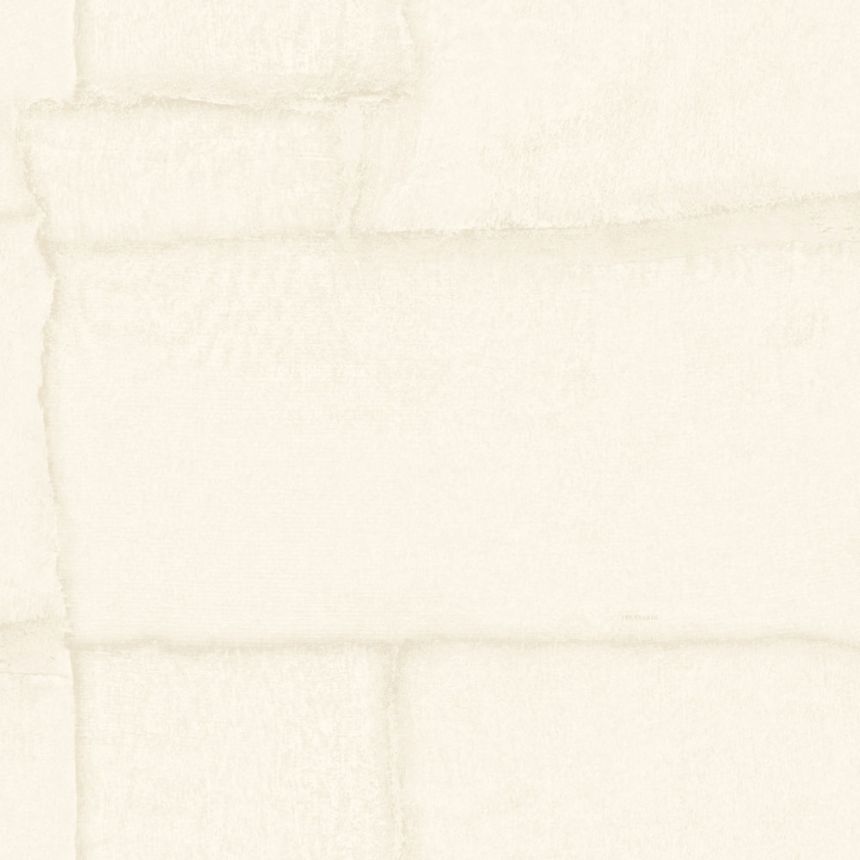 Luxustapete, weiß-creme, Stein, Z30307, Casa 8, Trussardi