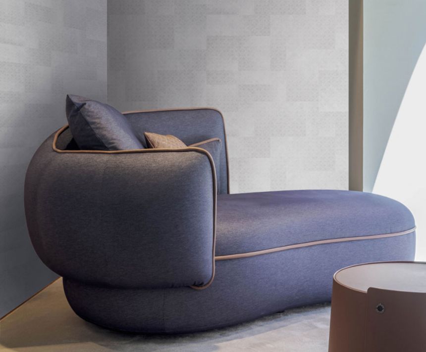 Luxus-geometrische Tapete, grau, Z30340, Casa 8, Trussardi