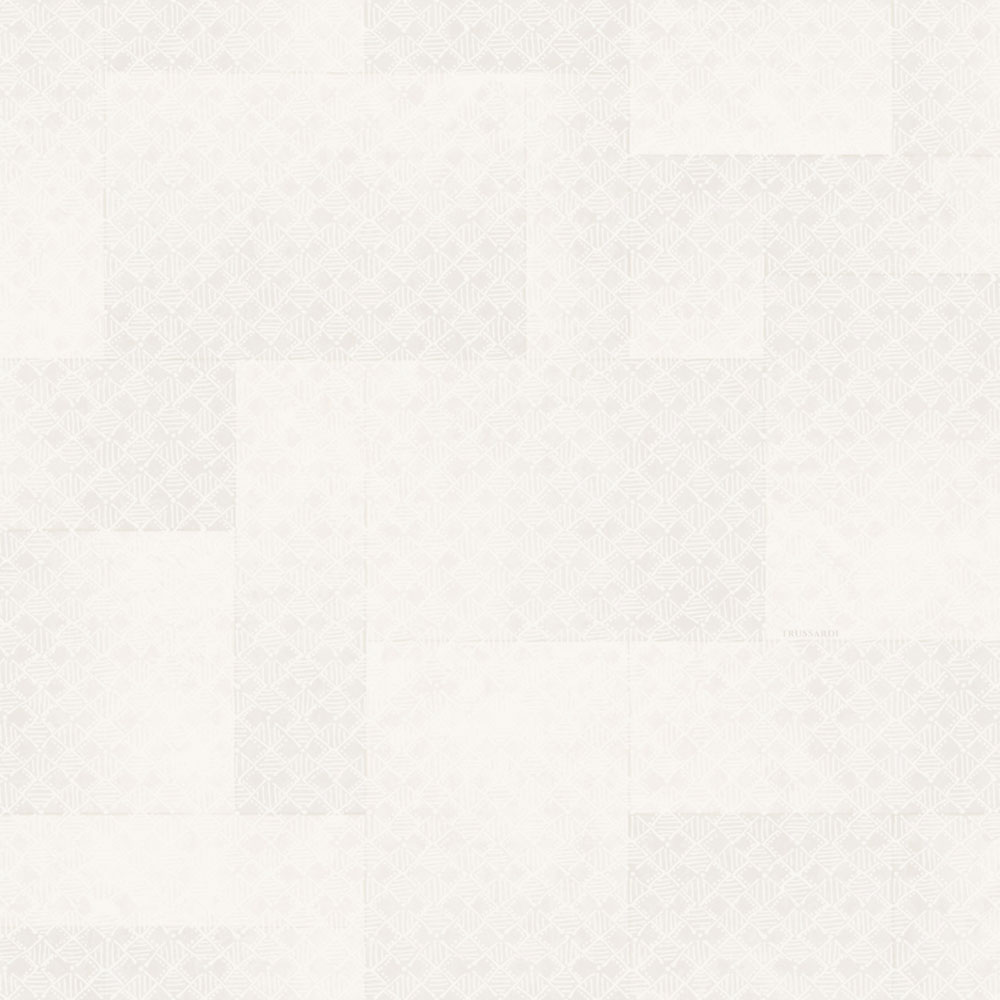 Luxustapete, creme, Blumen, Blätter, Z30335, Casa 8, Trussardi