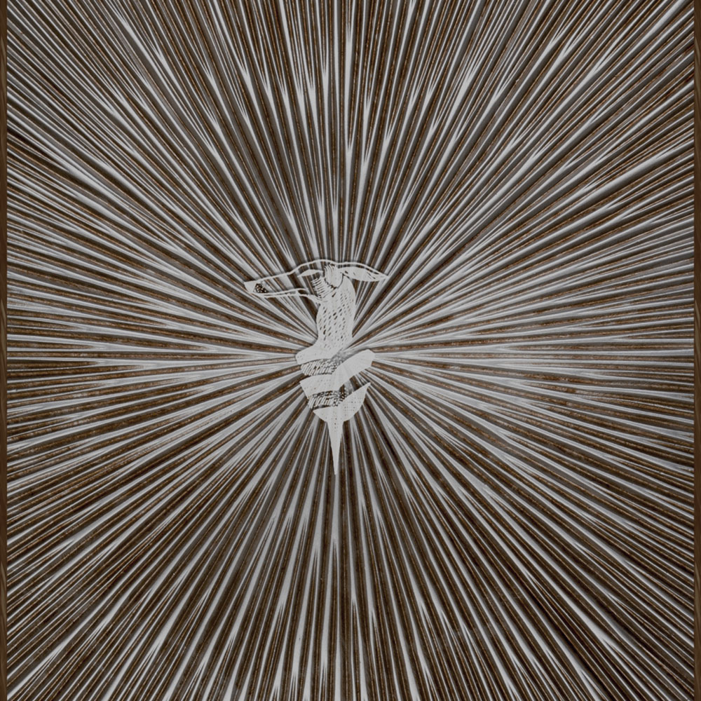 Luxustapete, beige, Stoffoptik, Z30347, Casa 8, Trussardi