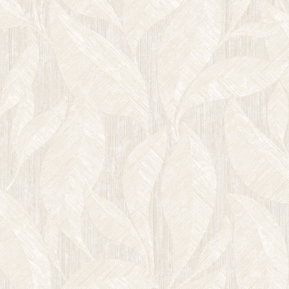 Luxustapete, weiß-grau, Blätter, Z20114, Casa Chic, Zambaiti Parati