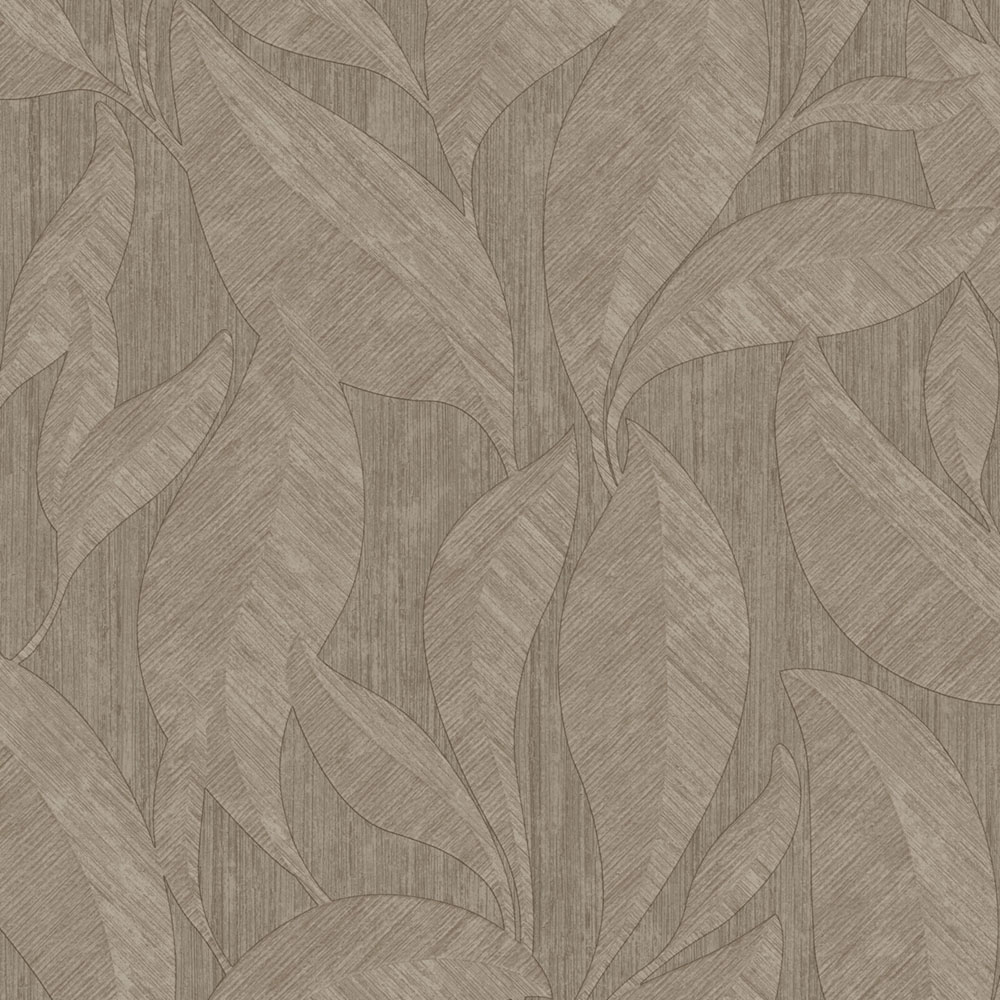 Luxustapete, braun, Blätter, Z20115, Casa Chic, Zambaiti Parati