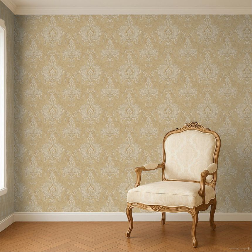 Luxus-Schloss-Tapete, beige-gold, Z20138, Casa Chic, Zambaiti Parati