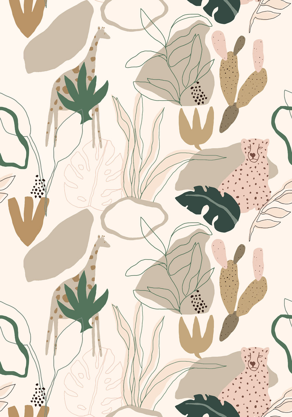 Kindertapete, Safari, RB247, Daydreamers, Grandeco