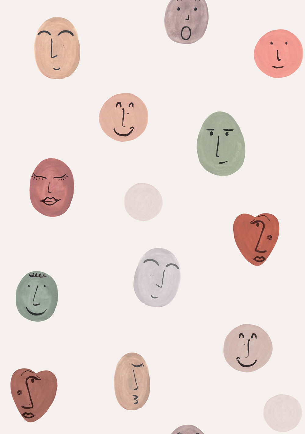 Kindertapete, Smileys, RB307, Daydreamers, Grandeco