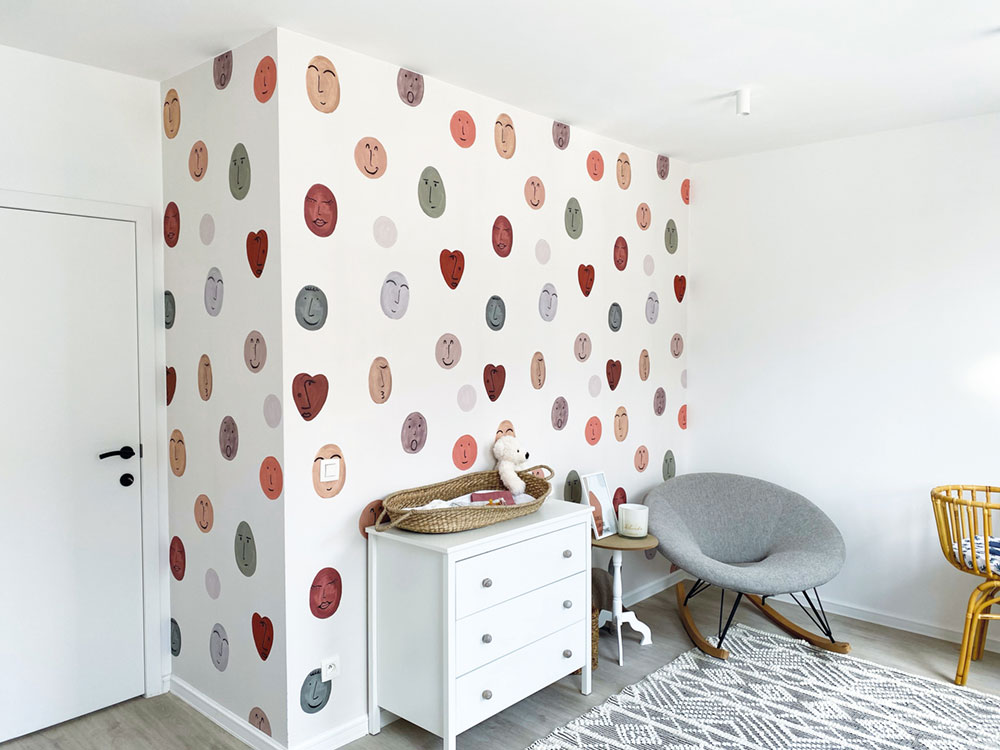 Kindertapete, Smileys, RB307, Daydreamers, Grandeco