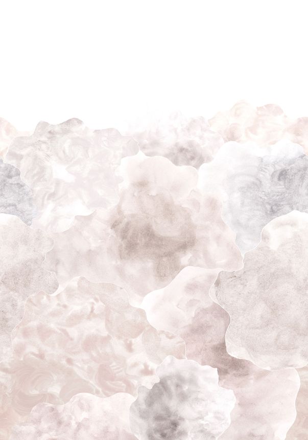 Tapete, grau-braun, Wolken, RB315, Daydreamers, Grandeco
