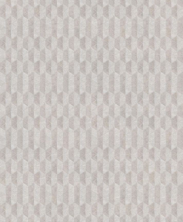 Tapete, grau-beige, geometrisch, ORB705, The Texture Book, Masureel