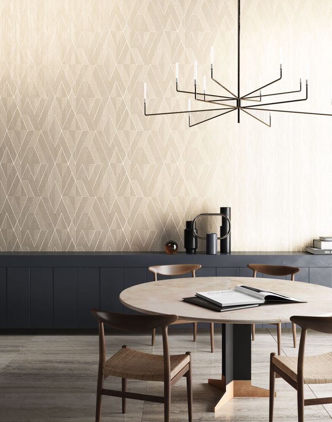 Tapete, grau-beige, geometrisch, PRI302, The Texture Book, Masureel