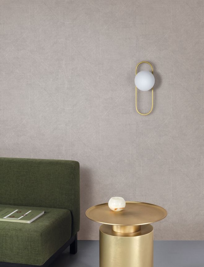 Tapete, creme, stoffähnlich, PRI401, The Texture Book, Masureel