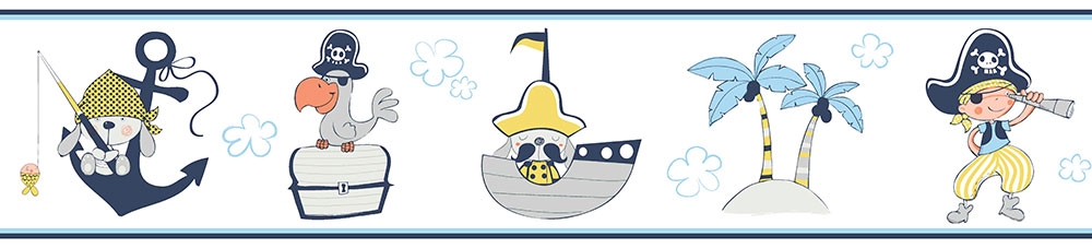 Selbstklebende Bordüre für Kinder 593-2, Treboli, Ichwallcoverings