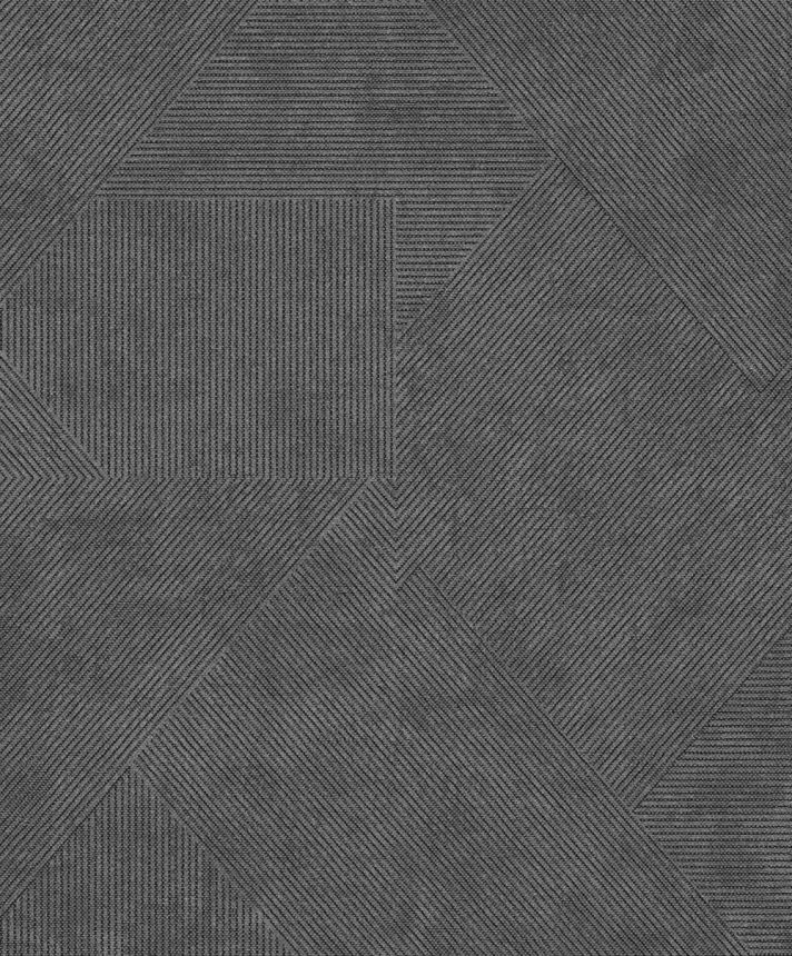 Tapete, grau-schwarz, stoffähnlich, PRI405, The Texture Book, Masureel