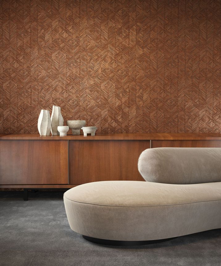 Tapete, braun, grafisch, TRI103, The Texture Book, Masureel