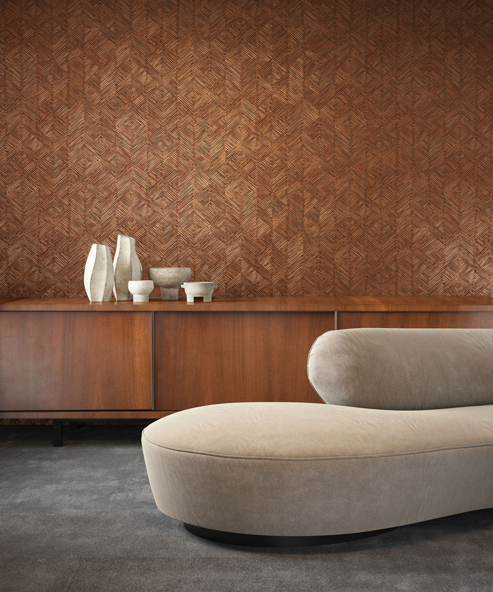 Tapete, braun, grafisch, TRI103, The Texture Book, Masureel