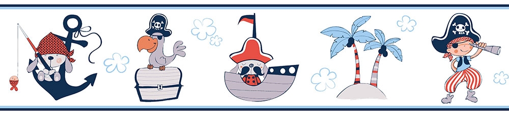 Selbstklebende Bordüre für Kinder 593-1, Treboli, Ichwallcoverings