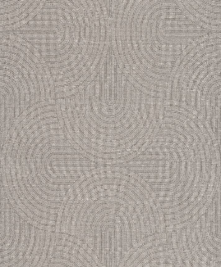 Tapete, grau-beige, grafisch, Art Deco, EAR606, The Texture Book, Masureel