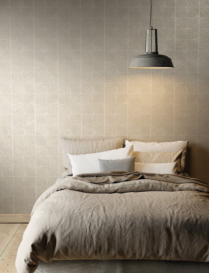 Tapete, beige, grafisch, EAR303, The Texture Book, Masureel