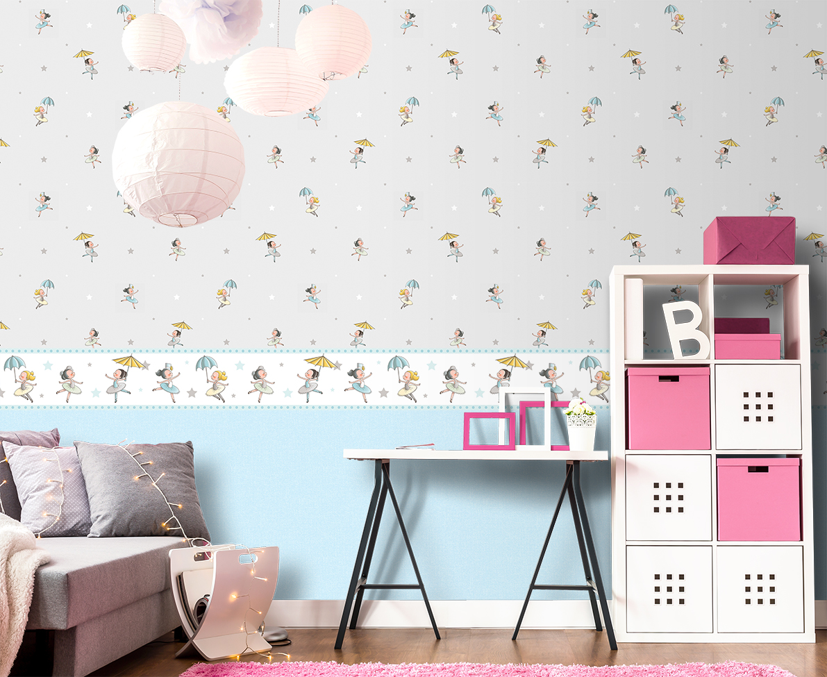 Selbstklebende Bordüre für Kinder 592-1, Treboli, Ichwallcoverings