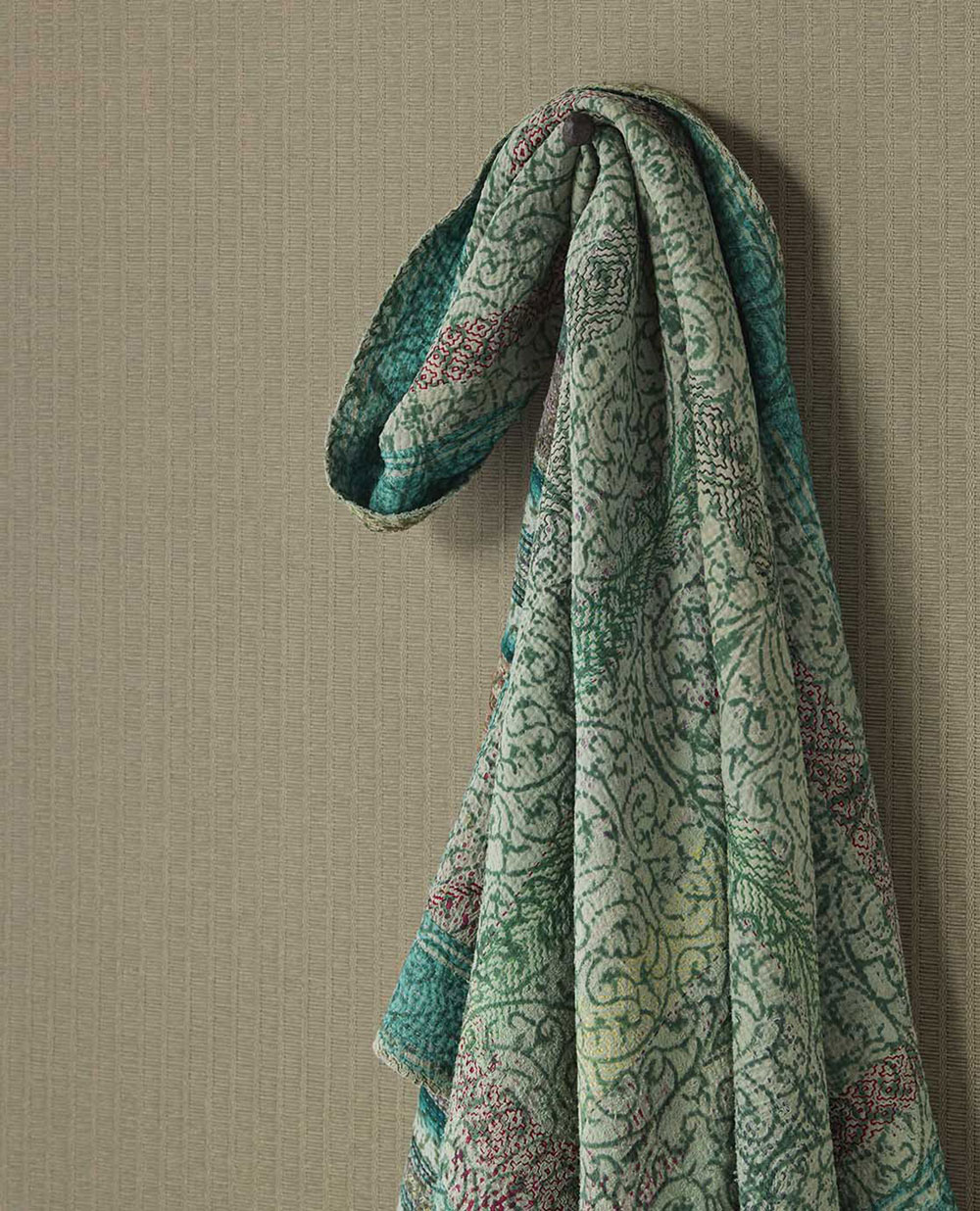 Tapete, grün, Mattenoptik, Streifen, 350676, Amber, Eijffinger