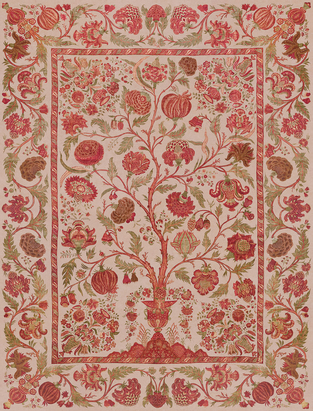 Fototapete, rot, Lebensbaum, 350685, Amber, Eijffinger