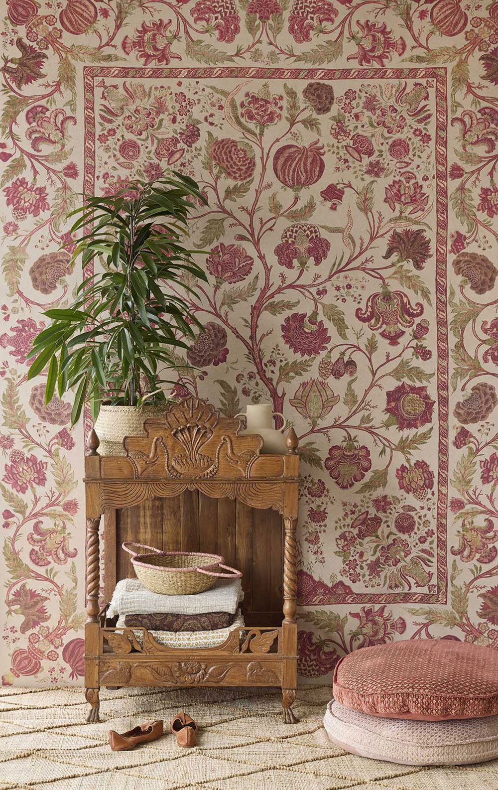 Fototapete, rot, Lebensbaum, 350685, Amber, Eijffinger