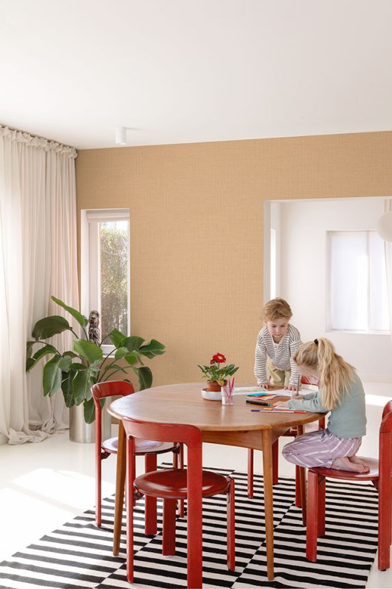 Tapete, braun, Stoffoptik, LD1021, Little Dreamers, Grandeco