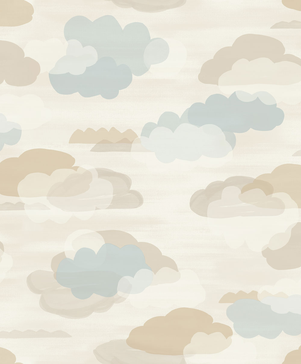 Kindertapete, beige, Wolken, LD2019, Little Dreamers, Grandeco