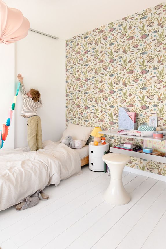 Kindertapete, beige, Unterwasserwelt, LD3318, Little Dreamers, Grandeco