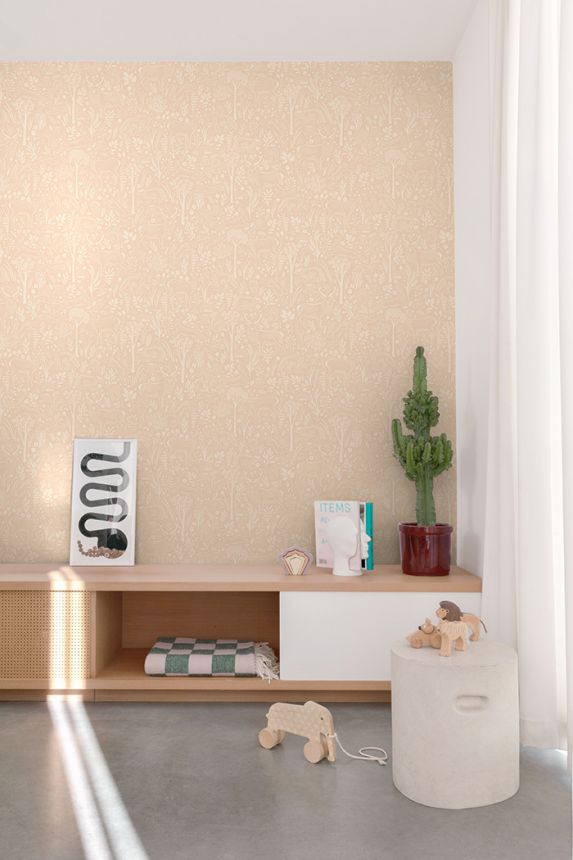 Tapete, rosa, Waldtiere, LD3418, Little Dreamers, Grandeco