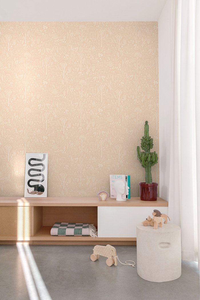 Tapete, rosa, Waldtiere, LD3418, Little Dreamers, Grandeco