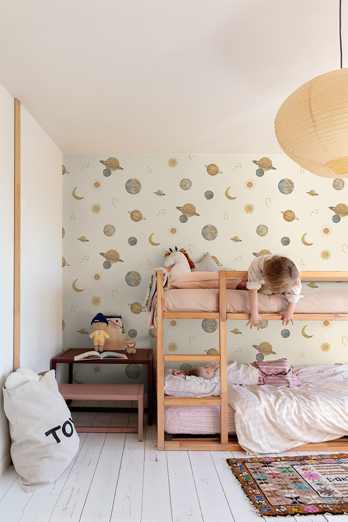 Kindertapete, creme, Weltall, LD3519, Little Dreamers, Grandeco