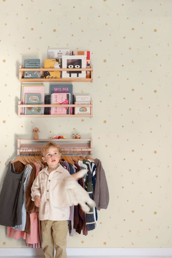 Kindertapete, creme, Himmel, LD3619, Little Dreamers, Grandeco