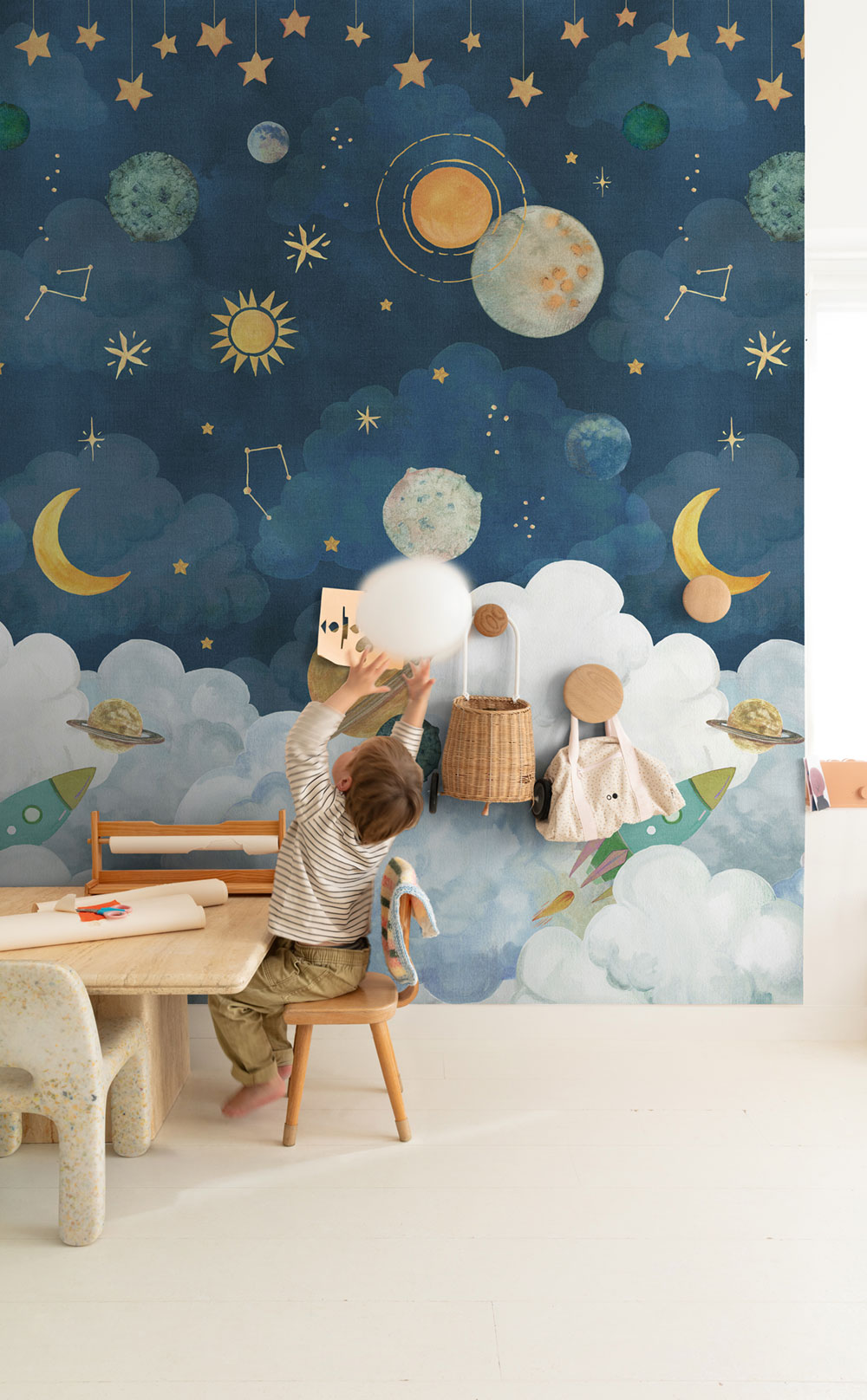 Kinder-Bildtapete, Weltall, LD6101, Little Dreamers, Grandeco