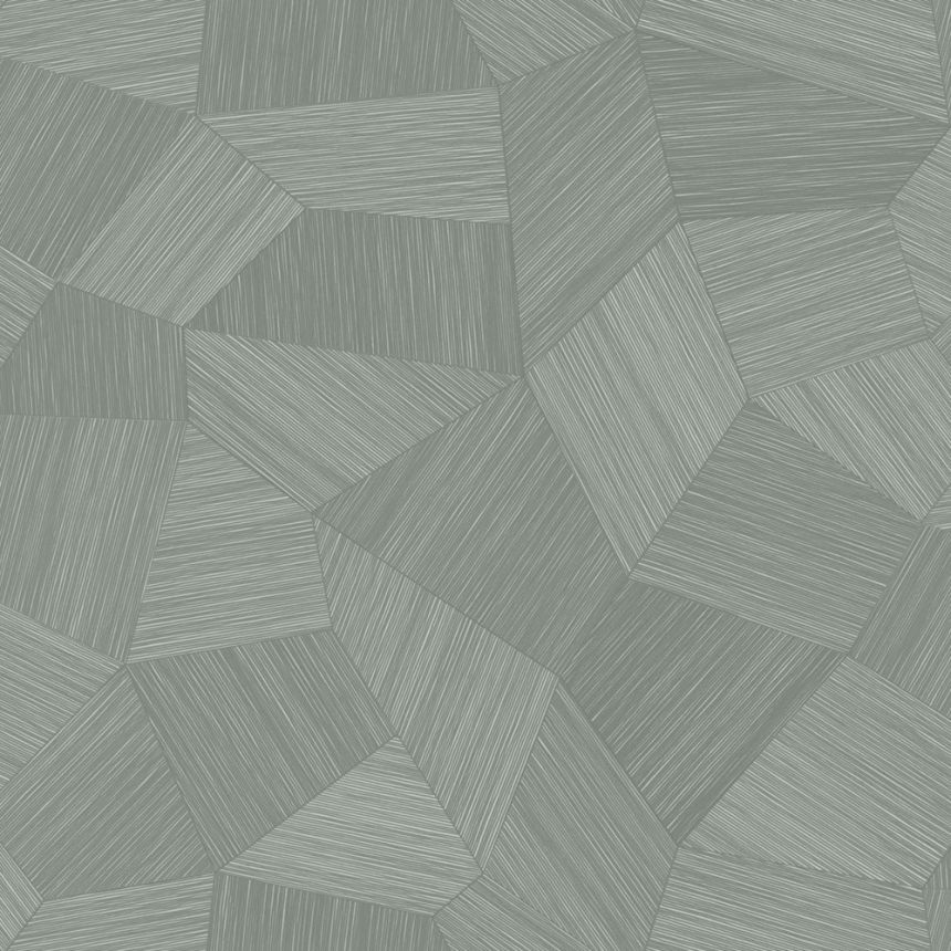 Tapete, grau-blau, grafisches Muster, 347820, 3D Reflections, Origin