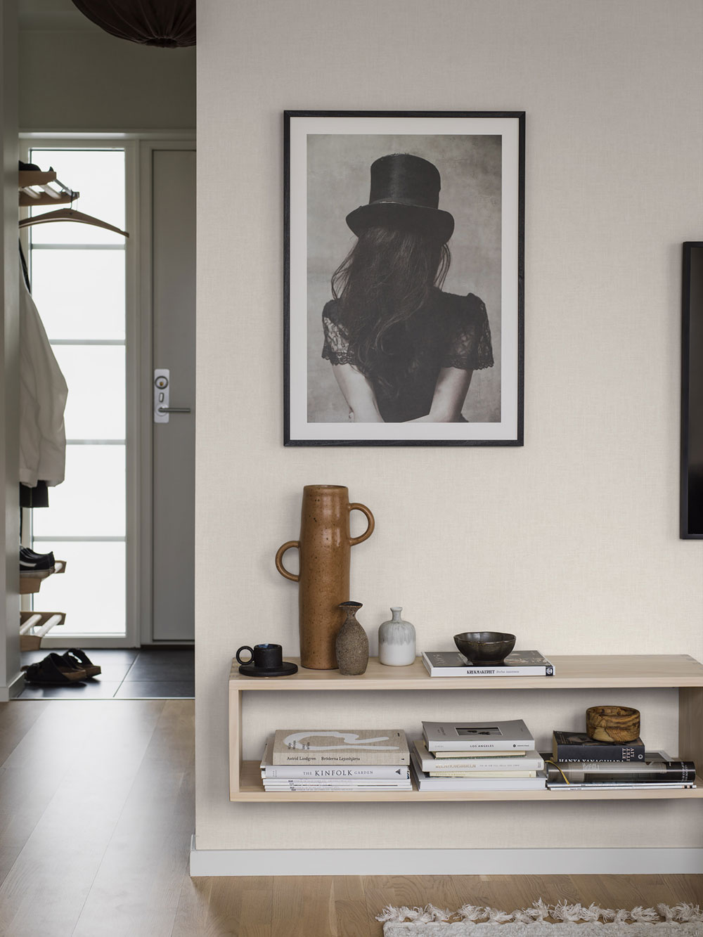 Tapete, creme-grau, Stoffoptik, 38710, Borosan Bas, Boråstapeter