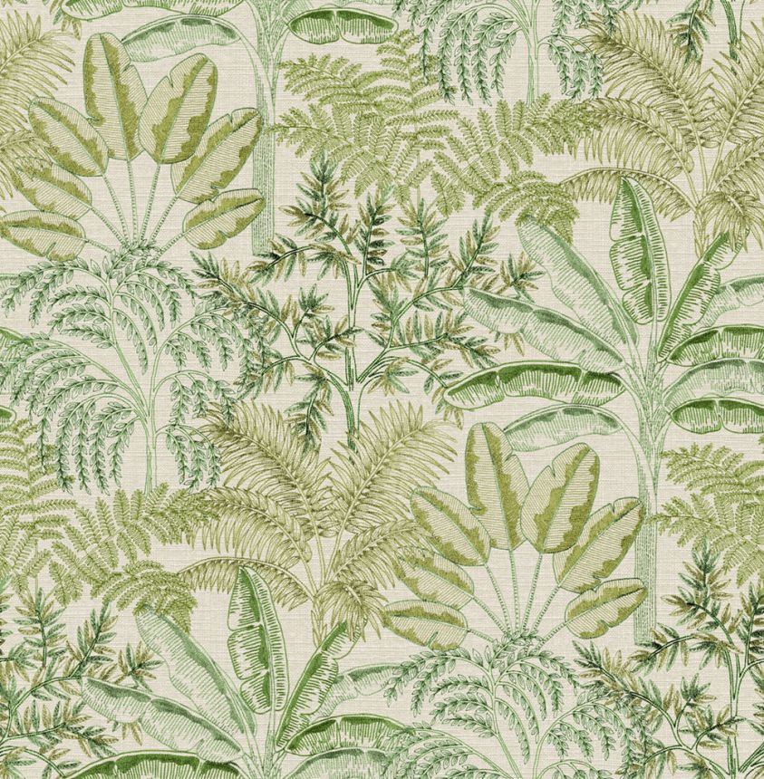 Tapete, grün, Blätter, 127607, Vavex 2027