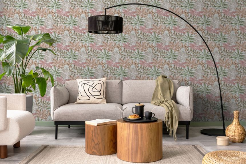 Tapete, braun-grün, Blätter, 127613, Vavex 2027