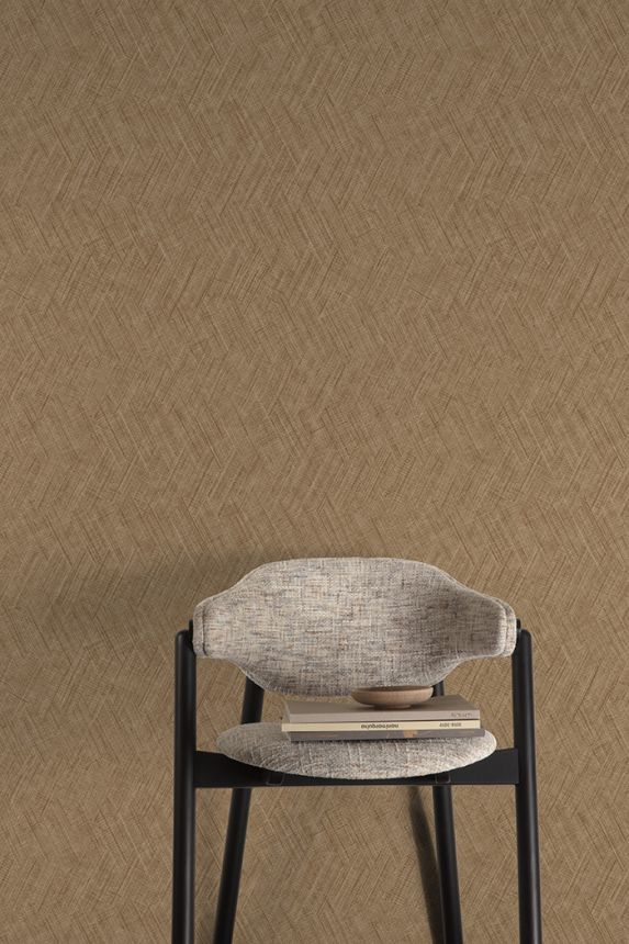 Tapete, braun, Stoffoptik, A78305, Vavex 2027