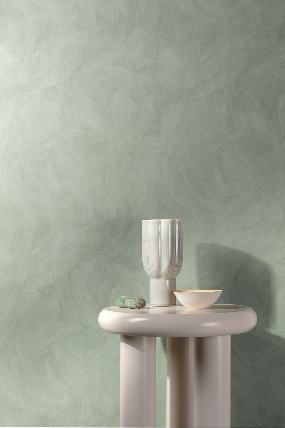 Tapete, grün, Stuck, Spachteloptik, A78710, Vavex 2027