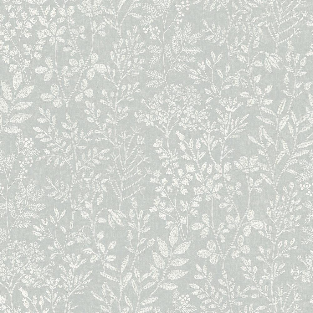 Tapete, grau, Gräser und Blätter, 205001, Vavex 2027