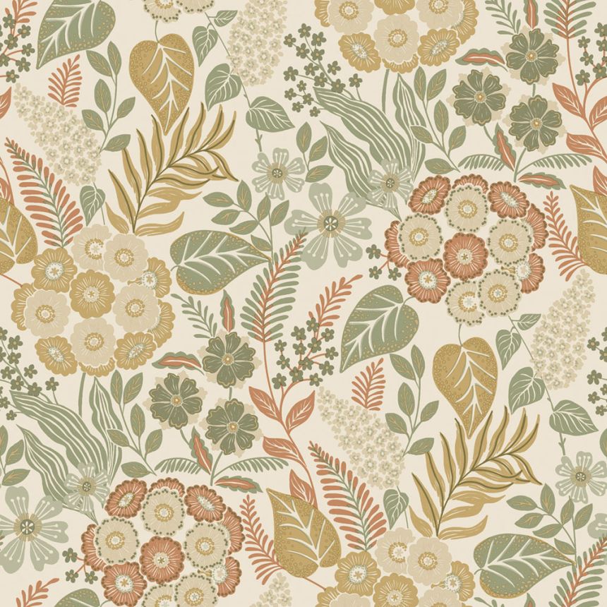 Tapete, beige, Blumen, A76602, Vavex 2027