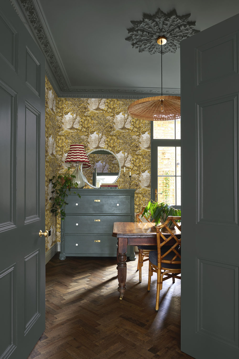 Tapete, braun, Bäume, 127899, Arboretum, Graham Brown Premium