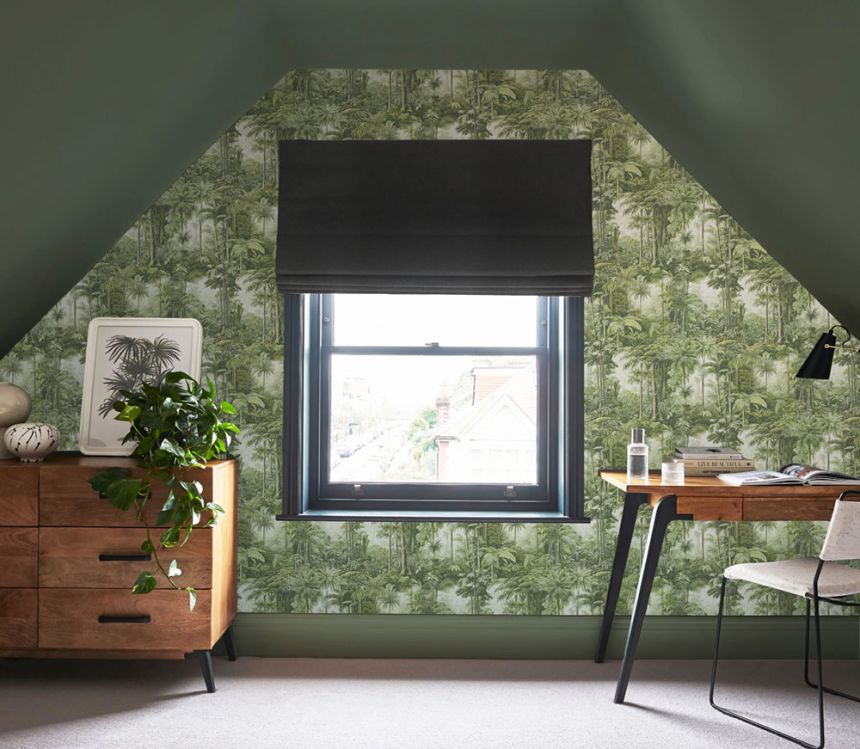 Tapete, grün, Palmen, Dschungel, 127914, Arboretum, Graham Brown Premium